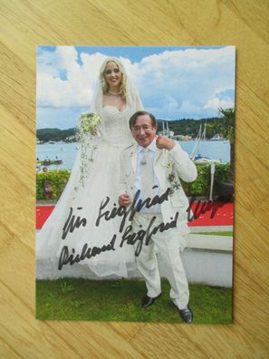 Wiener Opernball - Richard Lugner - handsigniertes Autogramm mit Zweitnamen!!!