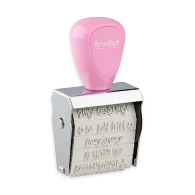 TRODAT Creative Stempel SB Text Bullet-Journal / rosa