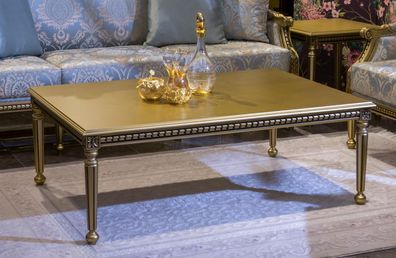 Couch Tisch Kaffee Tische Wohnzimmer Beistell Luxus Couchtisch Design Gold Neu
