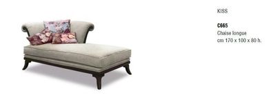 Art déco Textil Komfort Luxuriöse Chaise Lounge Relax Chaise Lounge Chaiselongue