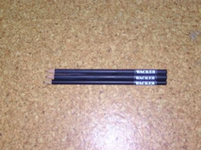 3x WACKER CHEMIE Bleistift STIFT
