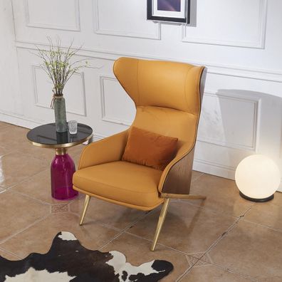 Luxus Sessel 74 * 90cm Möbel Wohnzimmer Einsitzer Sofa Couch Lounge Club Hotel