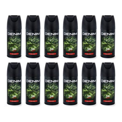 DENIM WILD deo 12x 150 ml