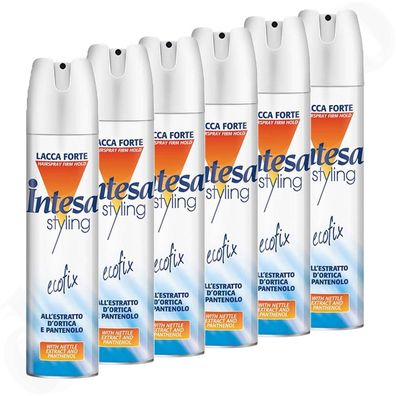 intesa styling Haarspray Haarlack Starker Halt für die perfekte Frisur 6x 400ml