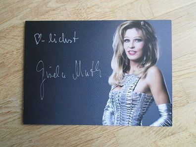 Society-Lady Gisela Muth - handsigniertes Autogramm!!!