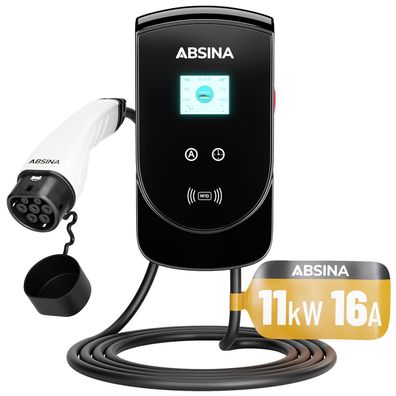 Absina Wallbox Typ 2 - 11kW 16A E-Auto Ladestation