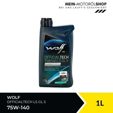 Wolf OfficialTech 75W-140 LS GL 5 Getriebeöl 1 Liter