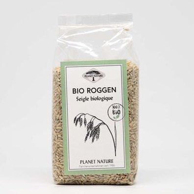 Planet Nature Planet Nature Bio Roggen ganz 500g 500g