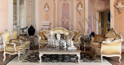 Design Sofas Sofa Garnitur Gruppe Modern Luxus elegant Sitzgarnitur 3 + 2 + 1 Sitzer