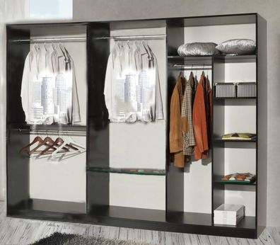 Luxus Kleider Schrank Designer Hochglanz Kleiderschränke Möbel Wohnen Holz Neu