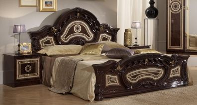 Bett Doppel Hotel Antik Betten 2x Nachttisch Schlafzimmer Möbel 3tlg Betten Neu