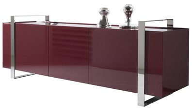 Luxus Kommode Design Einrichtung Sideboard Möbel Boiserie Italia Hochglanz Neu