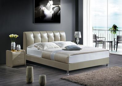 Bett Textil 2x Nachttisch 3 tlg. Schlafzimmer Set Möbel Modern Luxus Betten Neu