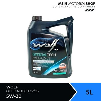 Wolf OfficialTech 5W-30 C2/C3 5 Liter