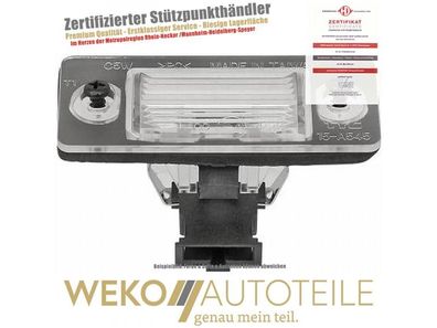 Kennzeichenleuchte links rechts Diederichs 7805094 für SKODA