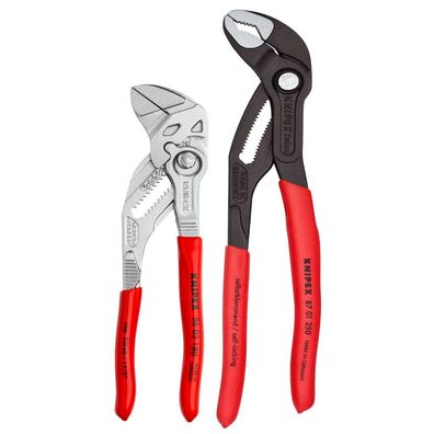 Knipex Zangen-Set 2-teilig Zangenschlüssel Wassserpumpenzange 00 31 20 V03