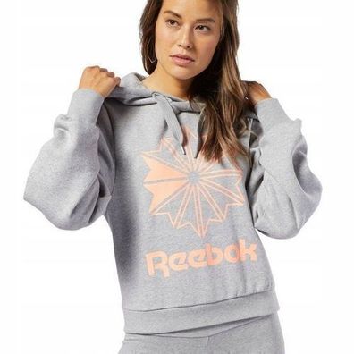 Reebok Damen Sweatshirt Big Logo Hoodie EB5137