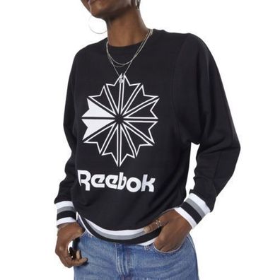 Reebok Damen Sweatshirt Cl Ft Big Logo Crew Eb5130