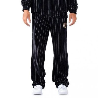 Sean John Herren Jogginghose Vintage Pinstripe Velours Trackpants 6004556