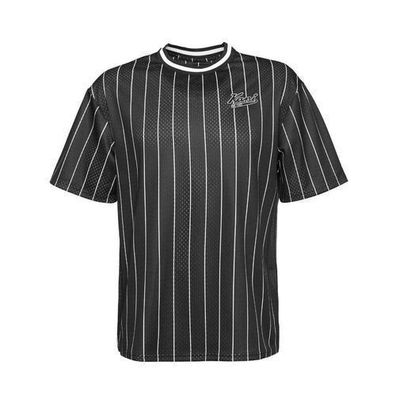 Karl Kani Herren T-Shirt Chest Varsity Pinstripe Mesh Tee Light 6038524