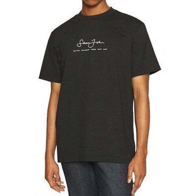 Sean John Herren T-Shirt schwarz SJ Classic Logo Essential Tee 6030805