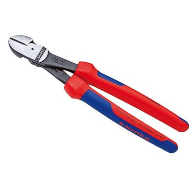 KNIPEX Kraft-Seitenschneider atramentiert Mehrkomponenten-Hüllen 250 mm 7402250