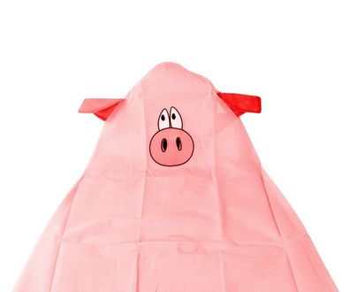 Videx® Pflanzen-Winterschutz-Vlieshaube Schwein "Rosi" Rosa 125 x 120 cm