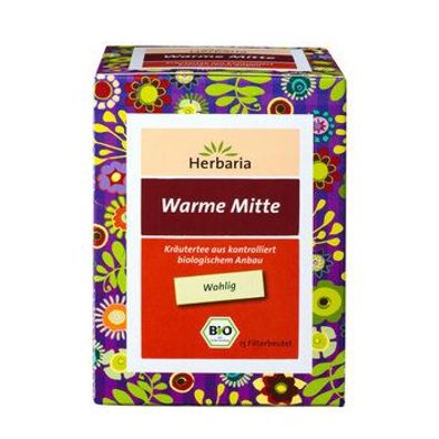 Herbaria 6x Warme Mitte Tee bio 15 FB 24g