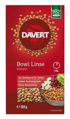 Davert 6x Bowl Linse Instant 100g 100g