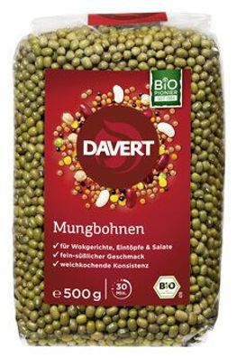 Davert 6x Mungbohnen 500g 500g