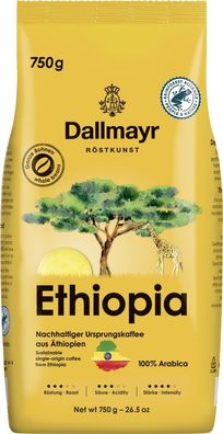 Dallmayr Ethiopia ganze Bohnen 750g