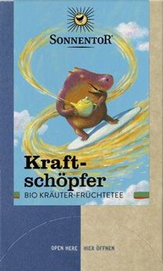 Sonnentor 6x Kraftschöpfer Tee, Doppelkammerbeutel 23,4g