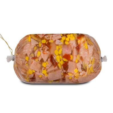 Food-United Sülzwurst ca. 1500g Presswurst Sülze Aspik Kochschinken Gemüse