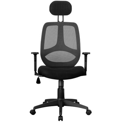 Amstyle Bürostuhl Schwarz Chefsessel Schreibtischstuhl Drehstuhl Sessel Stoff