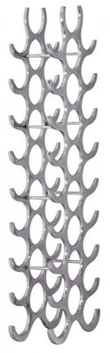 Wohnling Design Alu Weinregal Flammen 93 cm Regal Flaschenregal 27 Flaschen