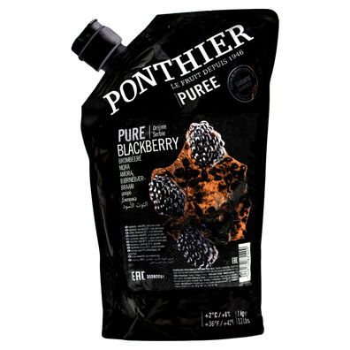 Food-United Brombeeren PÜREE Frucht-Mark-Püree von Ponthier 2x 1 KG