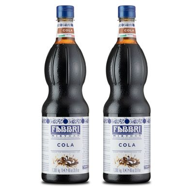 Food-United FABBRI Mixybar COLA KOLA 2x1L PET Sirup für Cocktails Soft-Drinks Slush