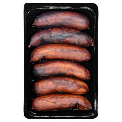 Food-United Schwarzwurst Bratwurst 300g 6x50g Prager Spezialität heißgeräuchert