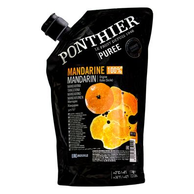 Food-United Mandarinen FRUCHT-PÜREE Ponthier 1KG für Smoothies Müsli uvm