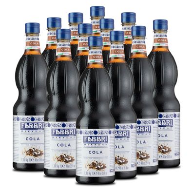 Food-United FABBRI Mixybar COLA KOLA 12x1L PET Sirup für Cocktails Soft-Drinks Slush