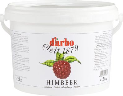 Food-United Himbeer Fruchtaufstrich 2kg Vorrats-Eimer von DARBO