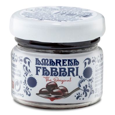 Food-United FABBRI 1905 Amarena-Kirschen in Sirup portioniert 24x 35g Gläschen