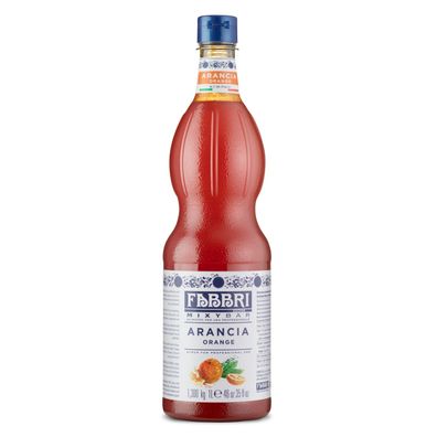 Food-United FABBRI Mixybar Orangensirup 1L PET Orangen-Fruchtsirup-Getränkesirup