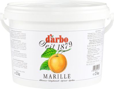 Food-United Fruchtaufstrich Aprikose Marille 2 kg Eimer von Darbo