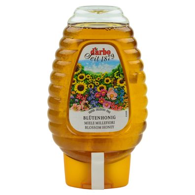 Food-United BLÜTEN-HONIG naturbelassen 500g Dosierflasche von DARBO