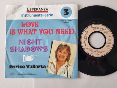 Enrico Vallarta - Love is what you need 7'' Vinyl Germany