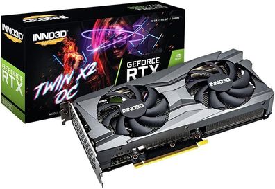 Inno3D GeForce RTX 3060 Twin X2 OC 12GB GDDR6 Gaming Grafikkarte