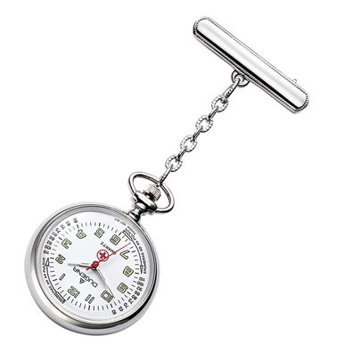 Dugena 4149882 Taschenuhr Lepine bzw. Schwesternuhr mit Pulsmesserskala