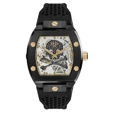 Philipp Plein Herren Armbanduhr PWBAA0521 The Skeleton Automatik 44mm