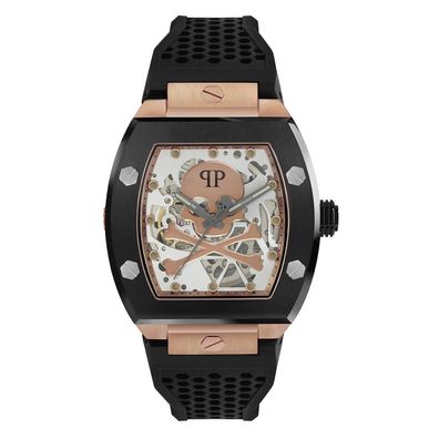 Philipp Plein Herren Armbanduhr PWBAA0121 The Skeleton Automatik 44mm